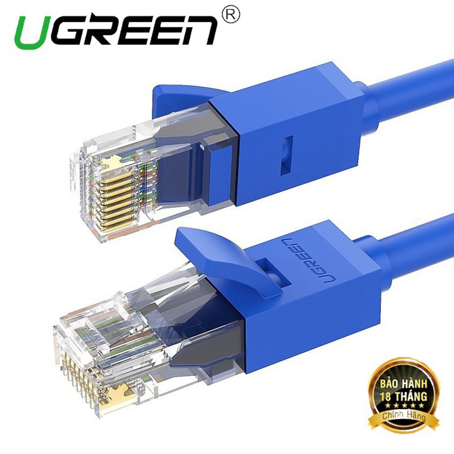 Dây mạng Ugreen 11201 dài 1m Cat 6 UTP chính hãng - HapuStore