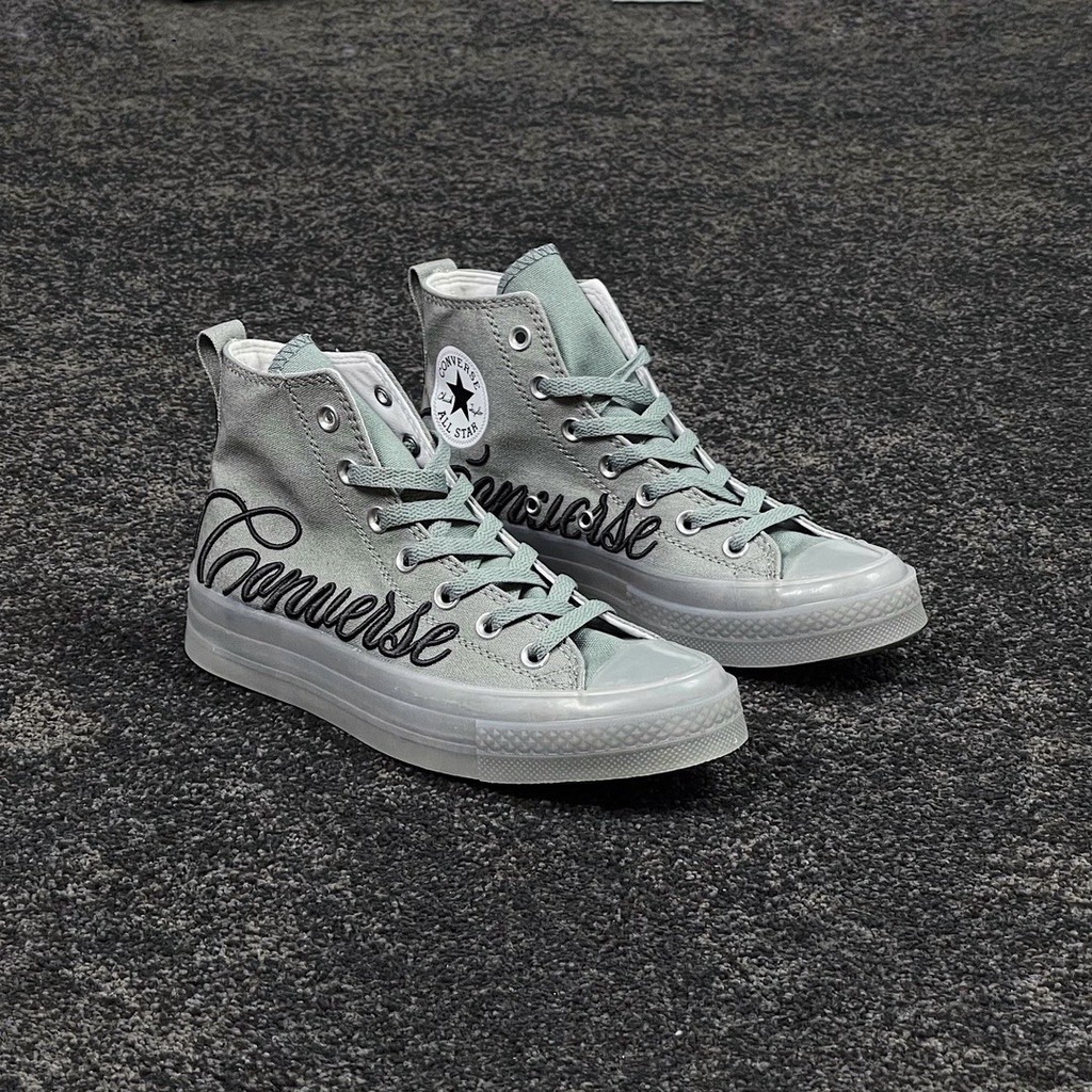 Giày Thể Thao Converse Chuck 1970s Vải Canvas Cổ Cao Cắt Phẳng Thêu Họa Tiết Coca-Cola Thay Thế 360 Độ Cho Nam Và Nữ
