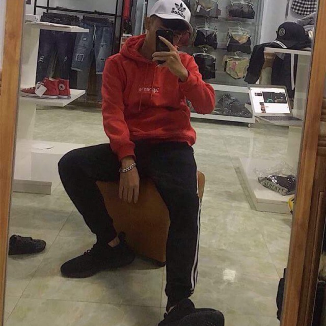 Áo hoodie supreme đỏ