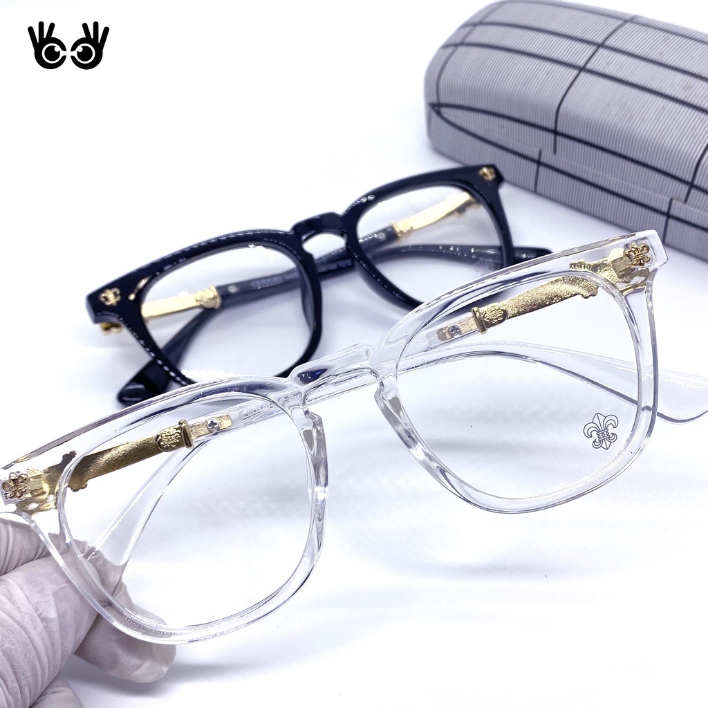 Gọng Kính Cận Nam Nữ CH mắt vuông màu sắc thời trang GKC02