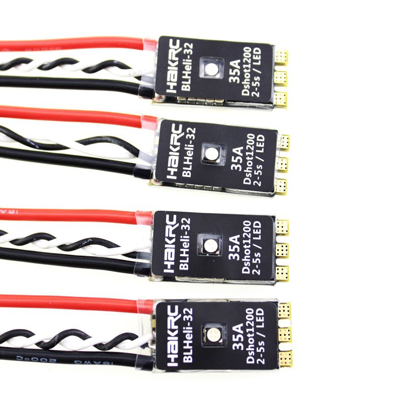 【RC Kuduer】HAKRC BLHeli_32 Bit 35A 2-5S ESC Built-in LED Support Dshot1200 Multishot for FPV RC Drone