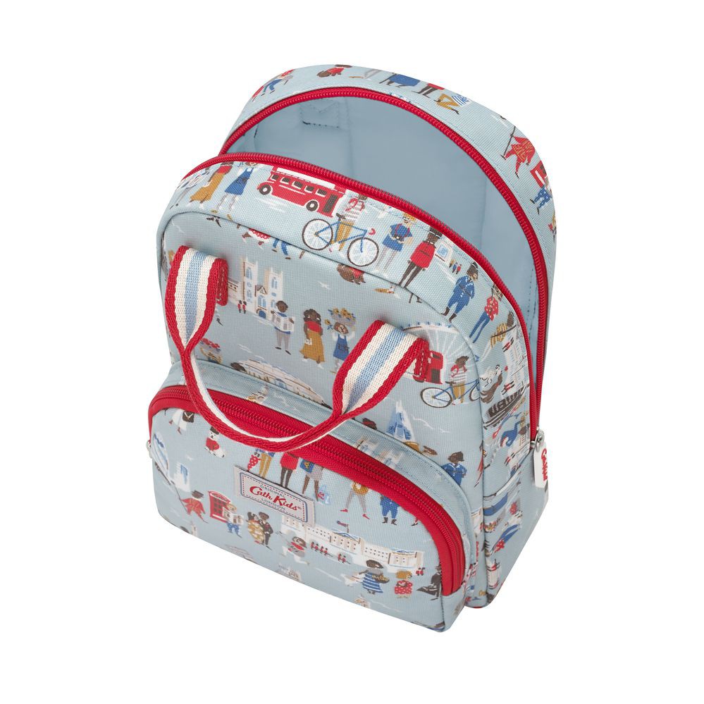 Cath Kidston - Balo trẻ em Medium London People - 935890 - Powder Blue