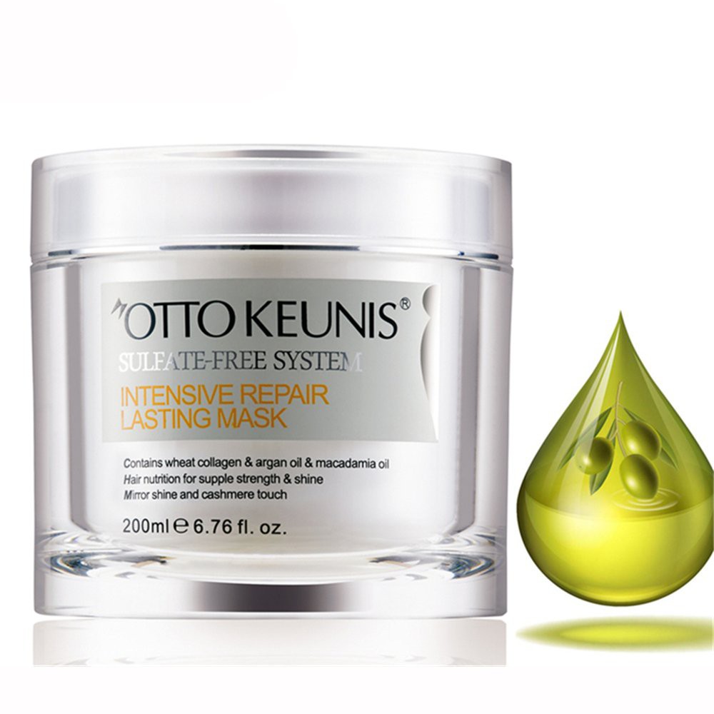 Hấp dầu Ottokeunis intensive Repair Mask cho tóc khô hư tổn 200ml- Hộp