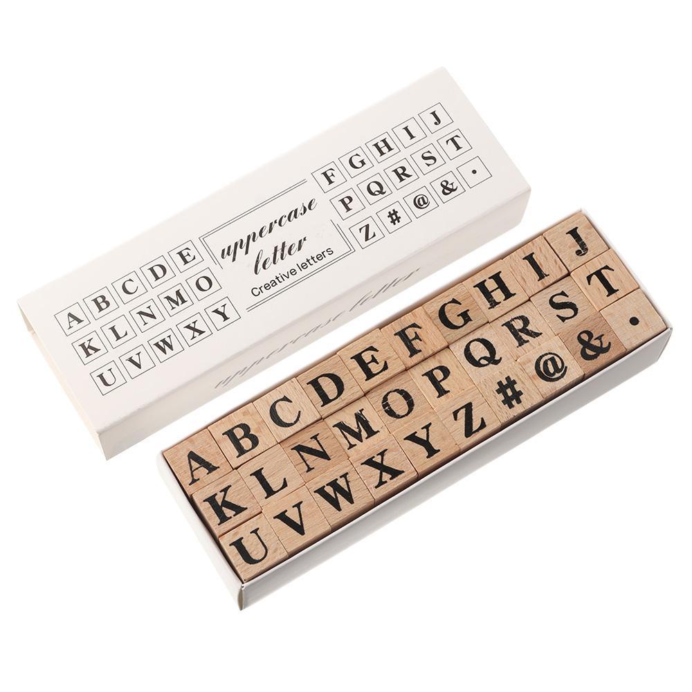 Con Dấu In Chữ Trang Trí Sổ Tay DIY