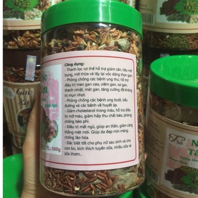 Trà ngũ cốc tâm sen hộp 500gr