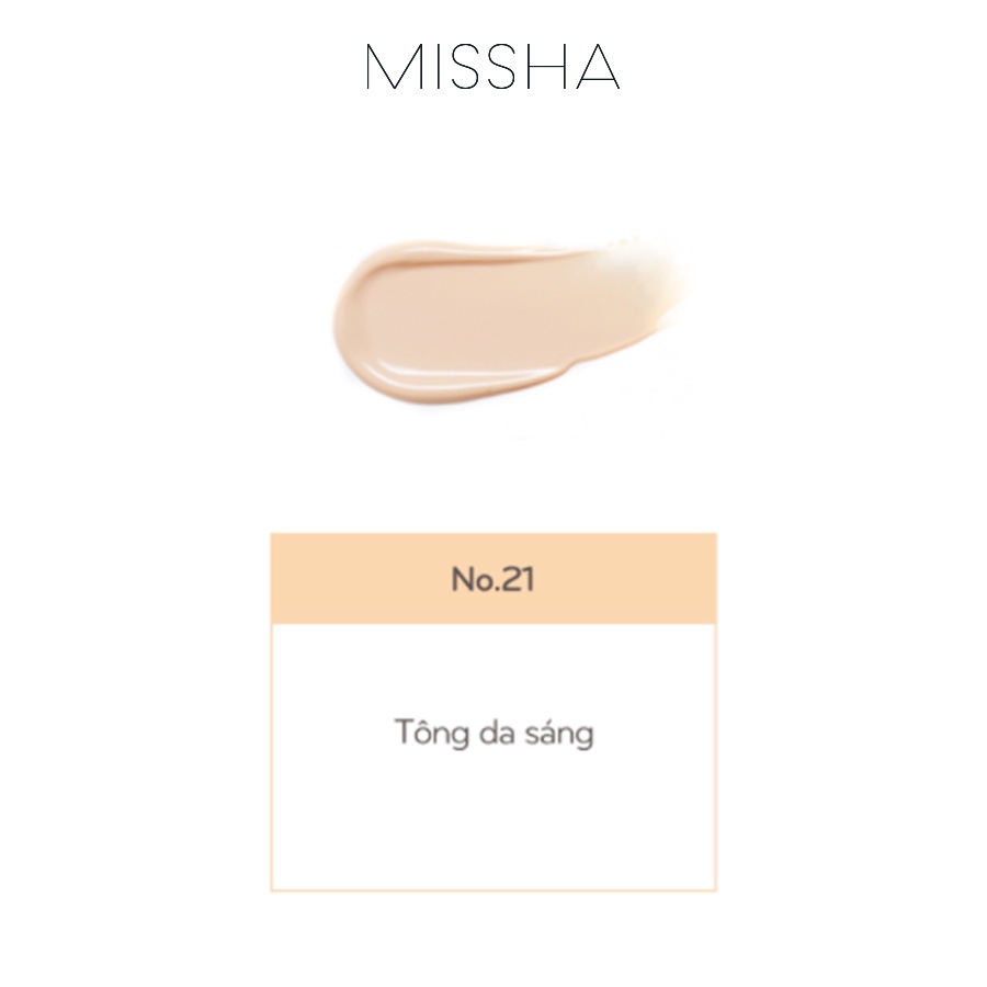 [Mã COSDEP -8% ĐH250k]Phấn Nước Mỏng Mịn, Che Phủ Tốt, Lâu Trôi Missha Velvet Finish SPF50+ PA+++ 15g New Version | BigBuy360 - bigbuy360.vn