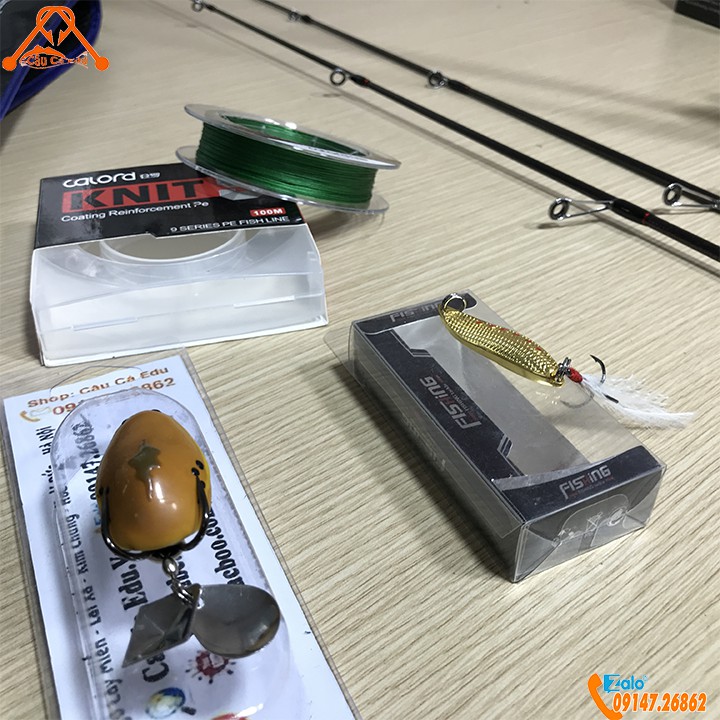 Combo Cần Câu Lure Ymerbor Máy Đứng Yumoshi Bộ 61 Chuyên Lure Cá Lóc Lure Suối Hàng Cao Cấp - Câu Cá E du