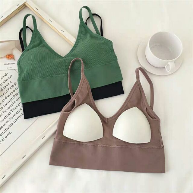 Áo Lót Nữ Bra Len Tăm Hở Lưng ❤️ FREESHIP❤️ Khoét Dáng U Siêu Hotrend Hàng Loại 1 Xuất Khẩu Có Video Và ảnh Thật