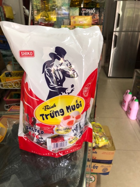 Bánh sữa chua SHIKO 250g ( vị sữa chua, phomai, và sầu riêng)Trứng muối 250g