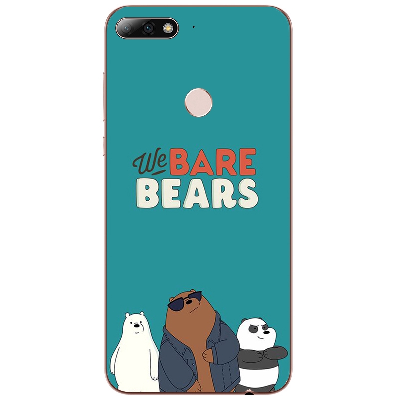 We bare bears cartoon Phone Case For ZTE Blade V7 V8 Lite Max Mini V9 V10 Vita silicone Cover