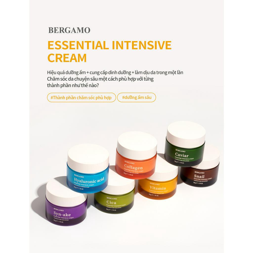 Kem Dưỡng Da Chuyên Sâu Bergamo Vitamin Essential Intensive 50g