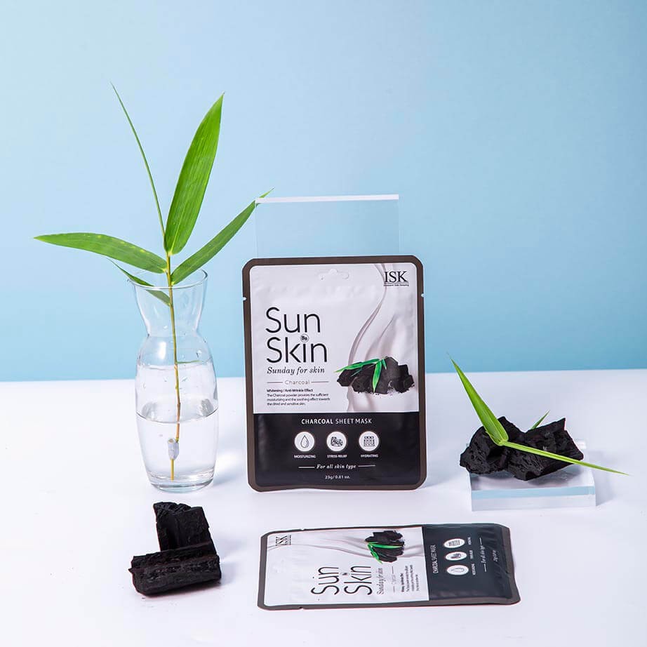 Mặt Nạ Trắng Da ISK Sunskin Charcoal Sheet Mask Thanh Lọc Da, Se Khít Lỗ Chân Lông Hiệu Quả - IMASK0300110