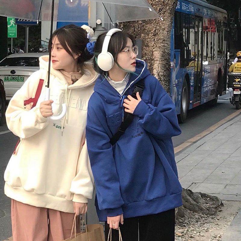 ST52/22 Áo hoodie tai gấu form rộng 🐻