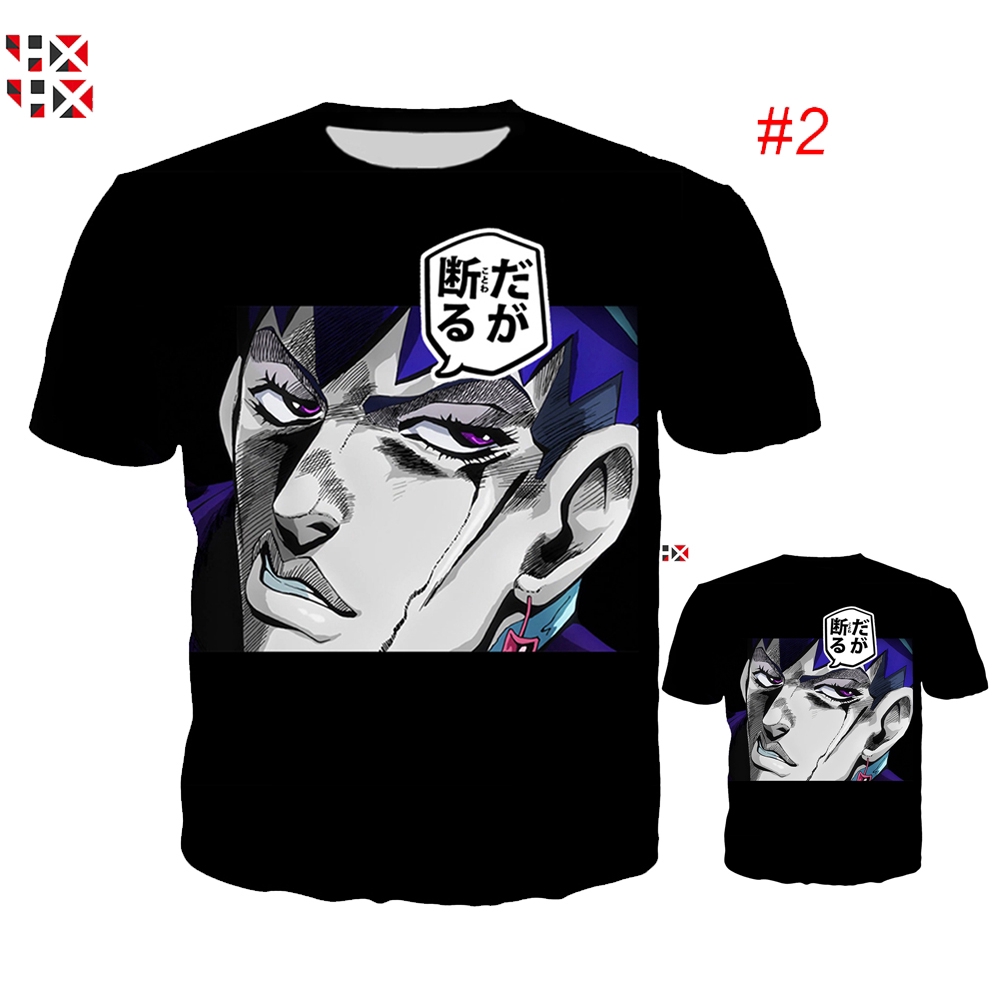 CLOOCL JoJo's Bizarre Adventure Spoof Funny 3D Print Men T Shirt