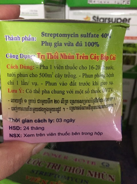 10 Viên Sủi Bọt Chống thối nhũn cho Cây Cảnh, Hoa Màu Poner-40TB