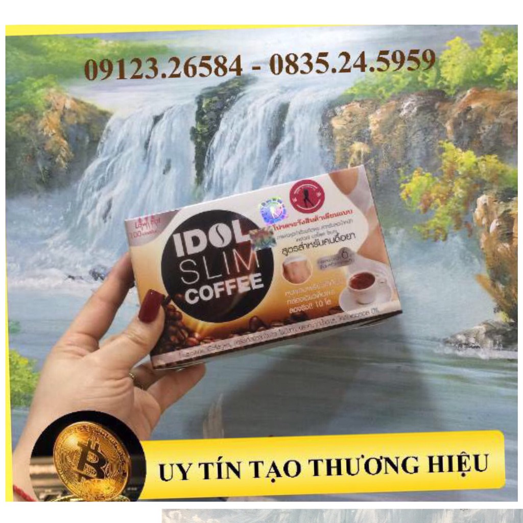 cafe idol ,Cà phê Idol Slim Coffee - (Hộp 10gói x 15g) - Thymozin405