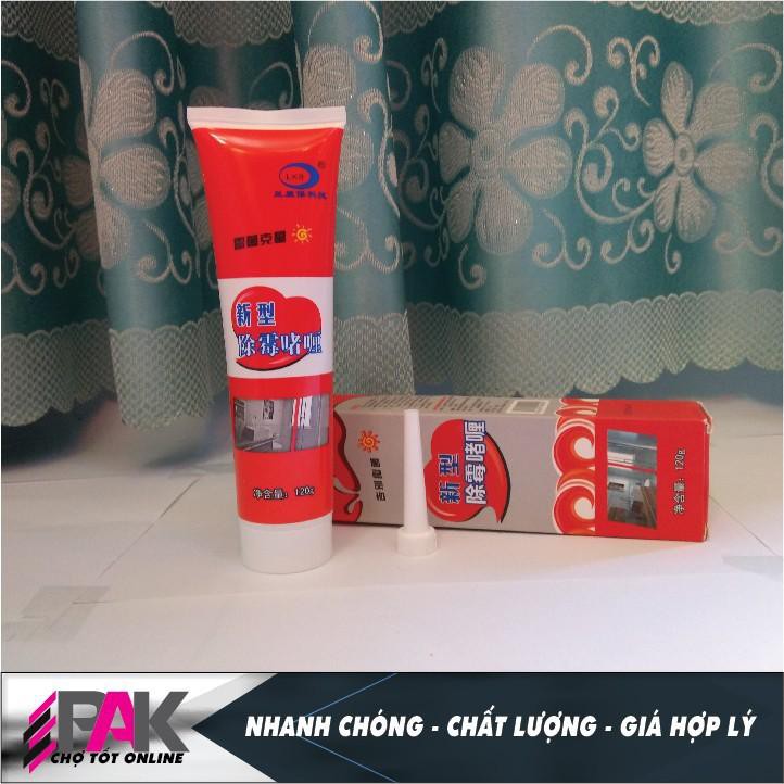 Tẩy Mốc Dạng Gel Dung Tích 120ML TẨY MỐC CAO SU, NHỰA, SILICON TUÝP ĐỎ