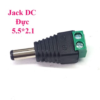 Jack DC 5.5x2.1mm Cổng Domino Đầu Đực – Đấu Nối Nguồn Nhanh
