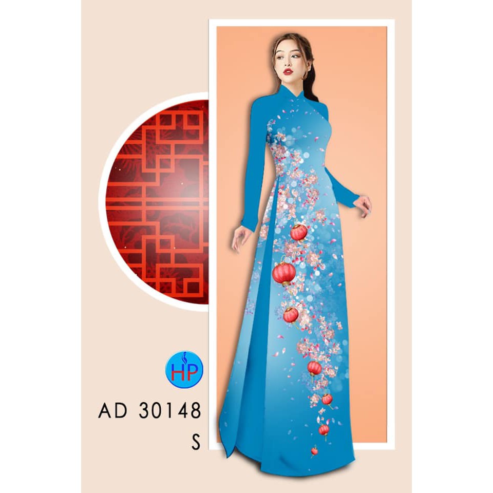Vải áo dài in 3D họa tiết hoa siêu xinh, vải mềm, hình thật