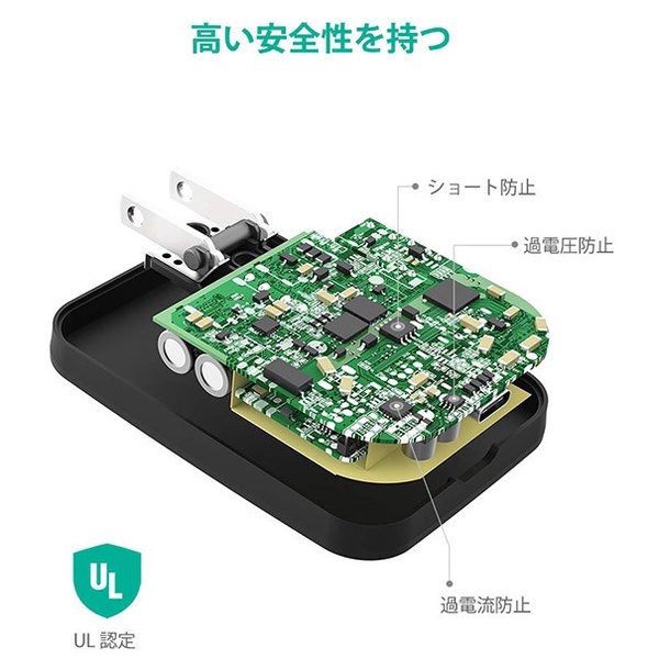 Củ sạc nhanh RAVPOWER RP-PC104 PD 45W GaNFast