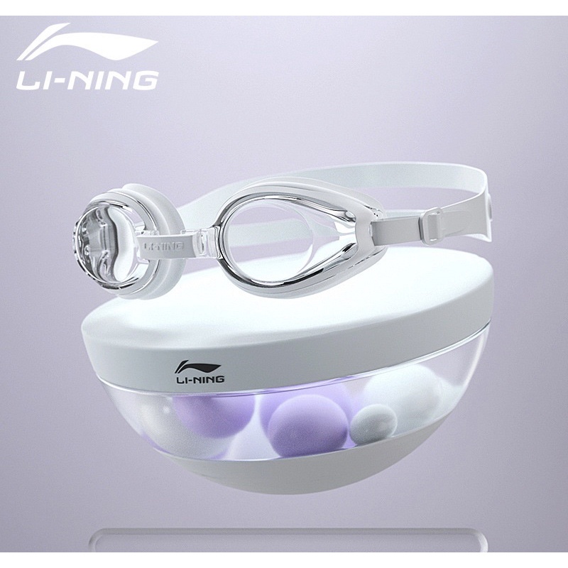 Chính hãng - Kính bơi Li-ning cao cấp dành cho bé trai bé gái đi biển mùa hè lining