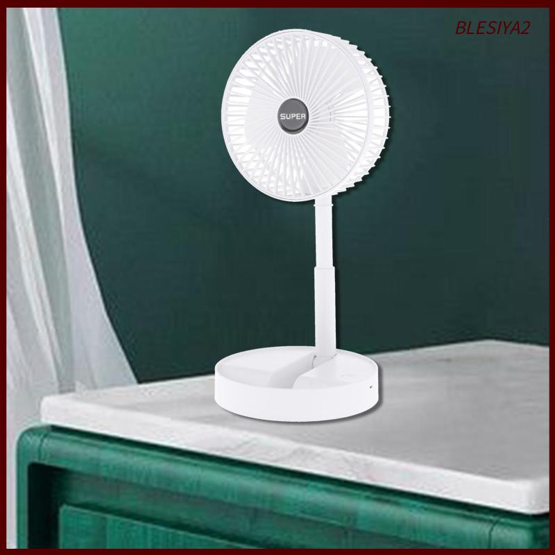Foldable Desktop Fan Portable Personal Fan 3 Speeds Head Rotatable
