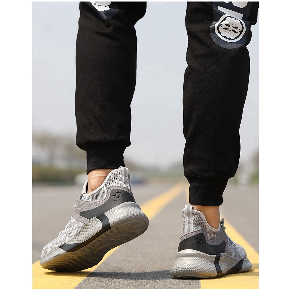 Camouflage Safety Shoes Men Breathable Work Shoes Casual Steel-toed Shoes | BigBuy360 - bigbuy360.vn