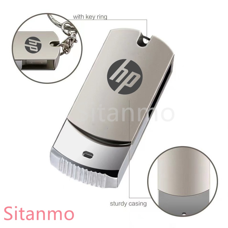 Ổ Đĩa Flash USB HP New USB 1GB 8GB 16GB 32GB 64GB 128gb 4GB 2TB 1TB USB Có Móc Khóa