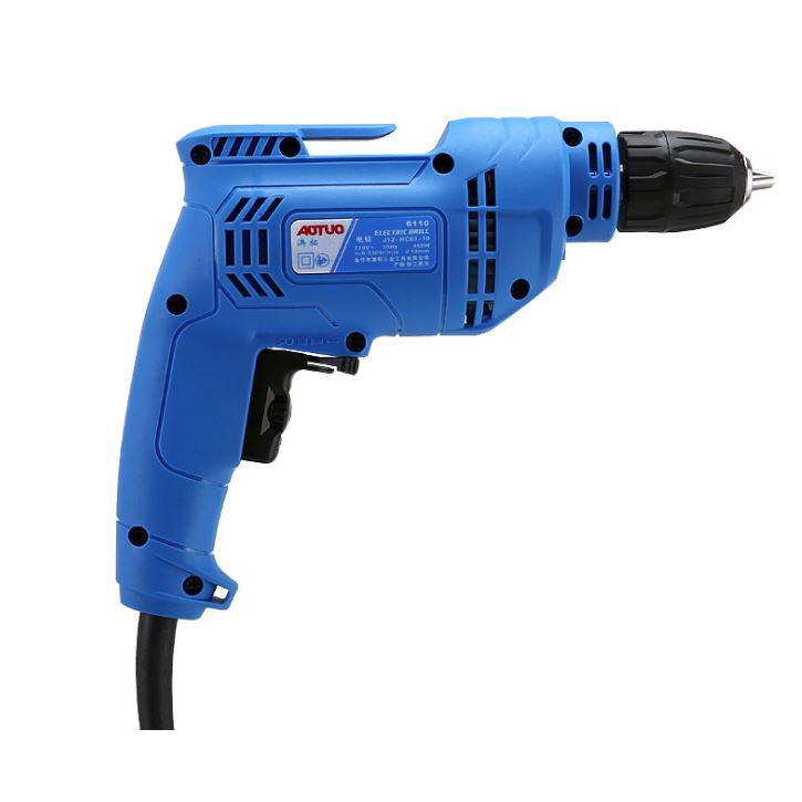 Máy khoan cầm tay, AOTUO 6110 (550W), bảo hành 1 tháng