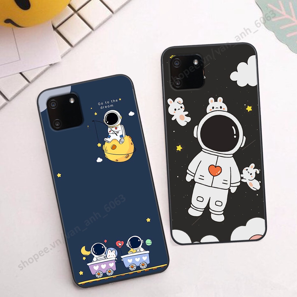 Ốp Realme C11 hình bầu trời, phi hành gia đẹp, ốp lưng điện thoại realme viền dẻo cao cấp