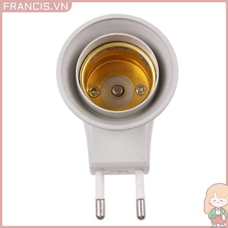 Ổ cắm bóng đèn LED E27 có công tắc bật / tắt thiết kế tiện dụng