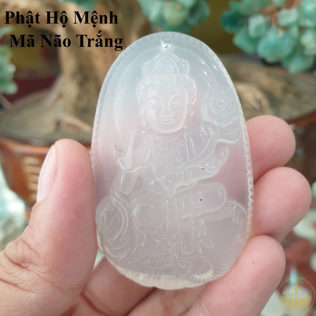 Phật Hộ Mệnh Mã Não Trắng Theo Tuổi
