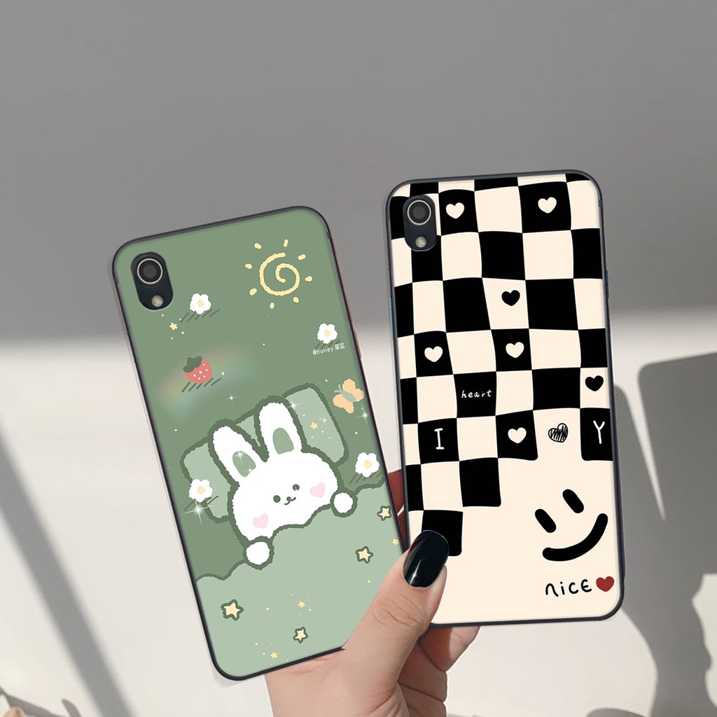 Ốp lưng Vivo Y91C in hình Gấu nâu - hồng, Gấu Be@rick  cực CUTE, DỄ THƯƠNG