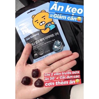Kẹo dẻo giảm cân Diet Gummy Kakao Friends đẹp da hàng chính hãng Hàn Quốc