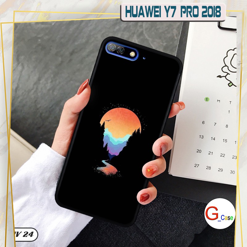 Ốp lưng Huawei Y7 Pro 2018 lưng nhám - ngộ nghĩnh