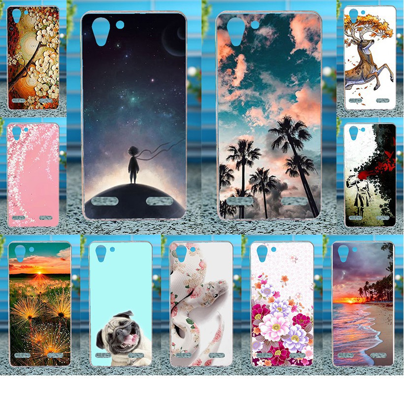 Ốp lưng điện thoại chất liệu silicone nhiều họa tiết cho Lenovo Vibe K5 K5 Plus Chan3 K32c36 A6020