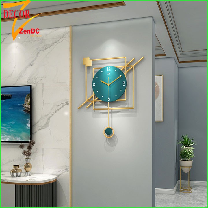 Đồng hồ treo tường trang trí quả lắc - DC015