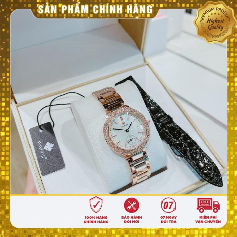 Hàng Cao Cấp -  Đồng hồ - NỮ - Wwoor 8854 - Hàng Nhật full box - lỗi 1 đổi 1