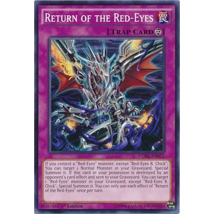 Thẻ bài Yugioh - TCG - Return of the Red-Eyes / CORE-EN072'