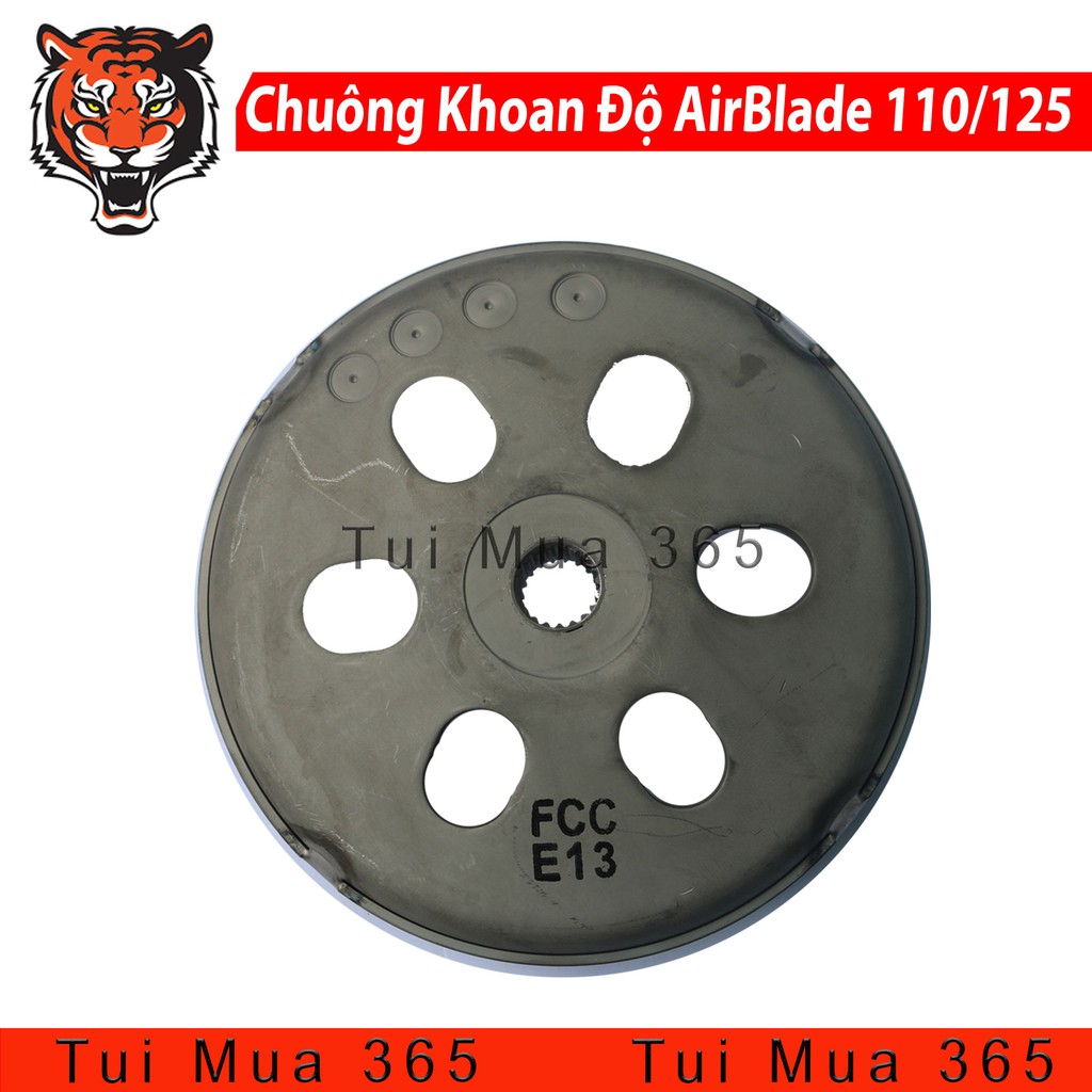 Chuông FCC Khoan Độ cho xe Air Blade, Click 110, SCR