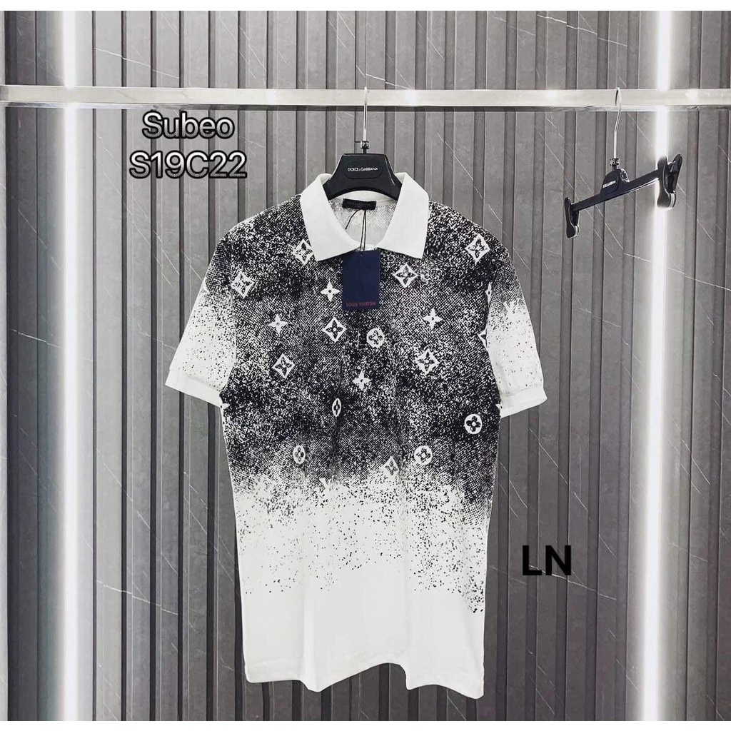 [ MẪU MỚI + ẢNH THẬT] Áo polo lv vảy Sơn Form thụng tay lỡ Chất cotton su