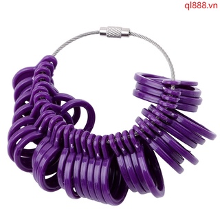 1 Bộ Thước Đo Kích Thước Nhẫn 1-33 Bằng Nhựa