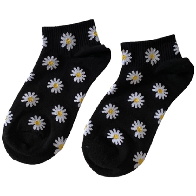 SET 05 Đôi tất hoa cúc Thấp Cổ Unisex GD PMO Phong cách Hàn Quốc - Đôi Vớ Hoa Cúc | FREESHIP FLASHSALE