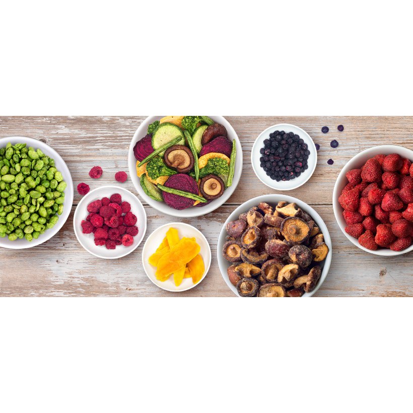 Việt quất sấy giòn DJ&amp;A 25g - Tốt cho sức khoẻ - ăn giảm cân KETO - ăn chay - Crispy Whole Blueberries