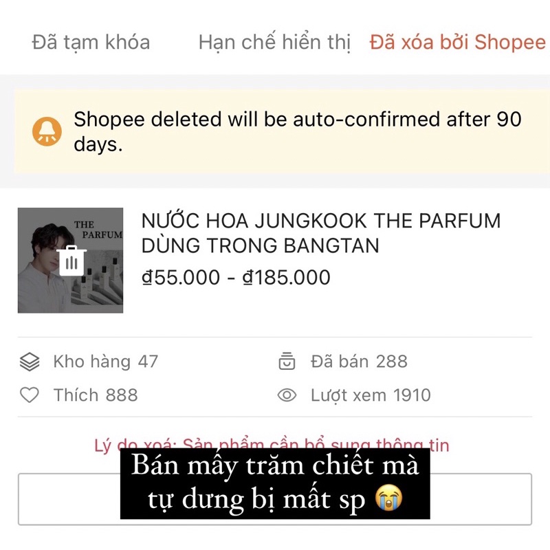 Nước hoa Jungkook The Parfum