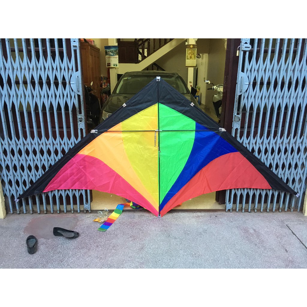 DIỀU DELTA MÀU CẦU VỒNG SIÊU LỚN 2,8m