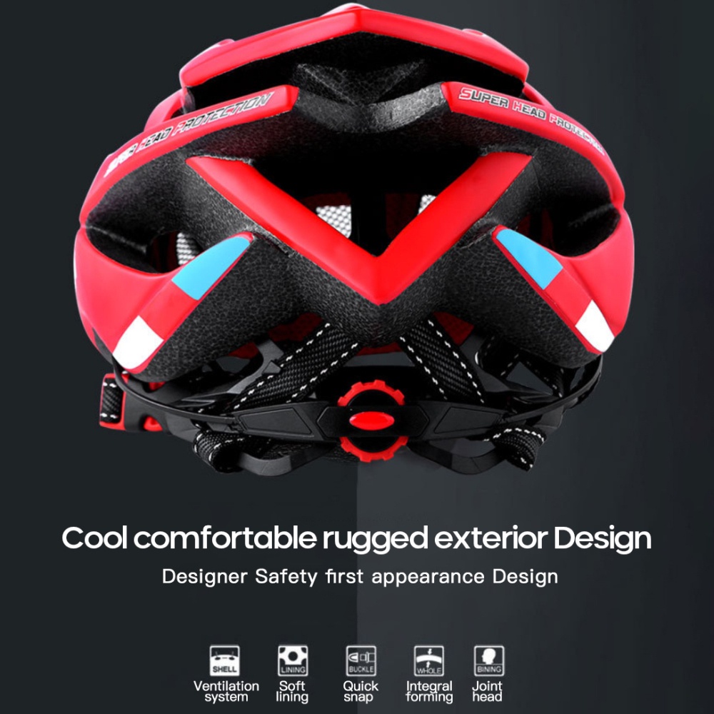Bikeboy Cưỡi Mũ Bảo Hiểm Unisex Leo Núi Xe Đạp Đường Đội Mũ Bảo Hiểm Xe Đạp Thiết Bị Cứng Hat -7 Vương Quốc Anh