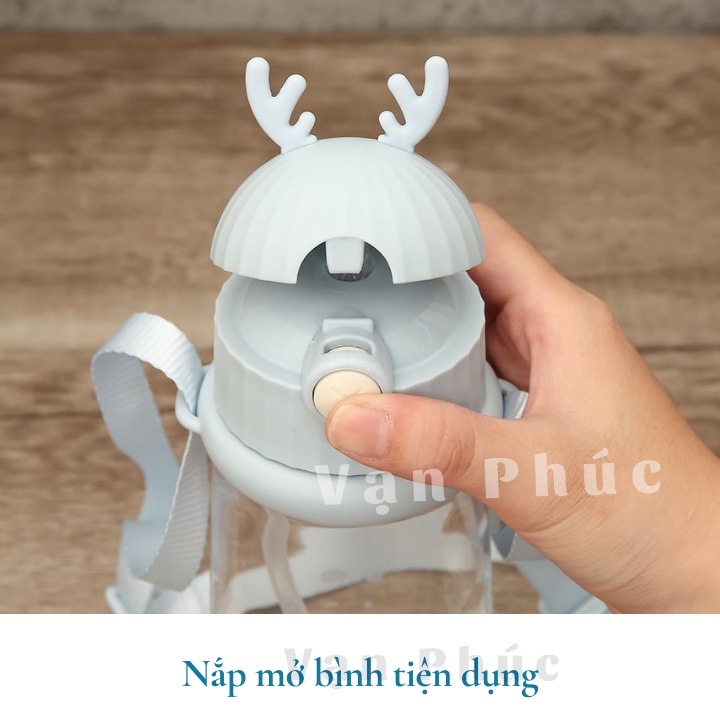 Bình nước Goki Inochi Nhật Bản, không BPA an toàn, thể thao, trẻ em, xe đạp, gym, học sinh, đẹp, cao cấp,cho bé Vạn Phúc