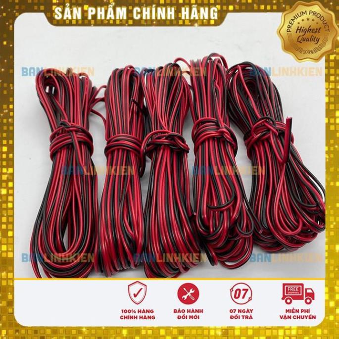 Dây điện đôi 2x0.5 cuộn 5 mét