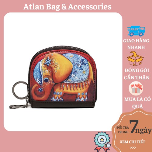 Ví nữ mini cầm tay size nhỏ đựng thẻ nhỏ gọn ATLAN Bóp nữ mini hình cực cute được chọn hình ATLANV9